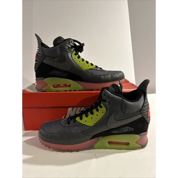 Size 8.5-Nike Air Max 90 Sneakerboot Hyper punch Color Brand NEW W OG BOX main image 5